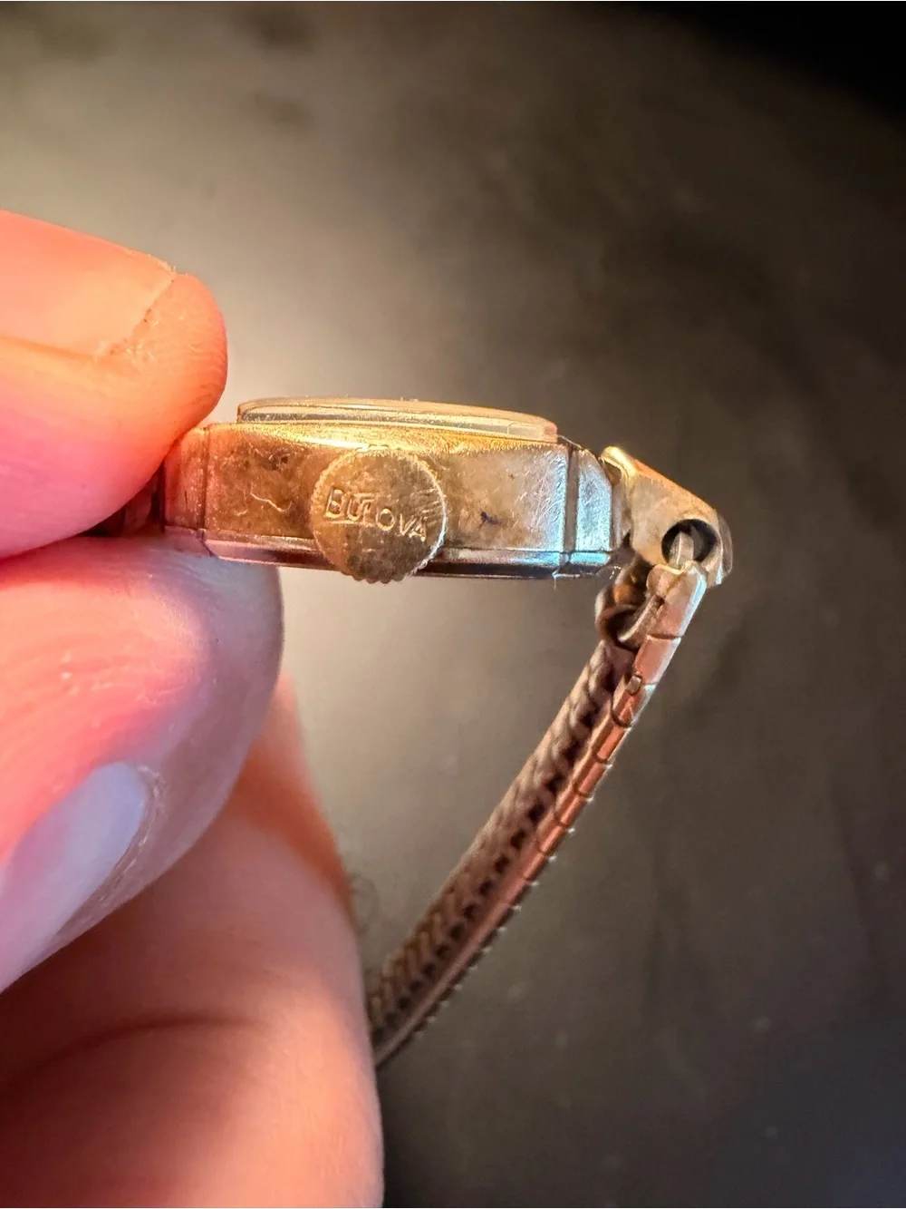 Bulova 10K RGP Bezel+ 10K Plate WHOLE TOP OF THE WATCH ! PEASE Read DESCRIPTION